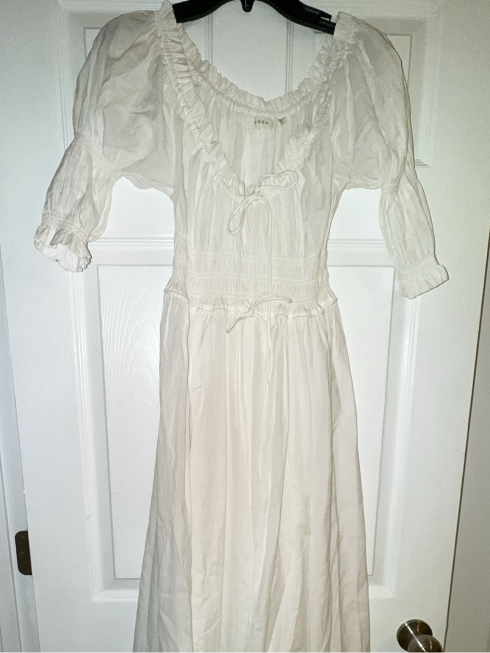 Doen Ischia Midi Dress in Salt - Picture 2 of 6